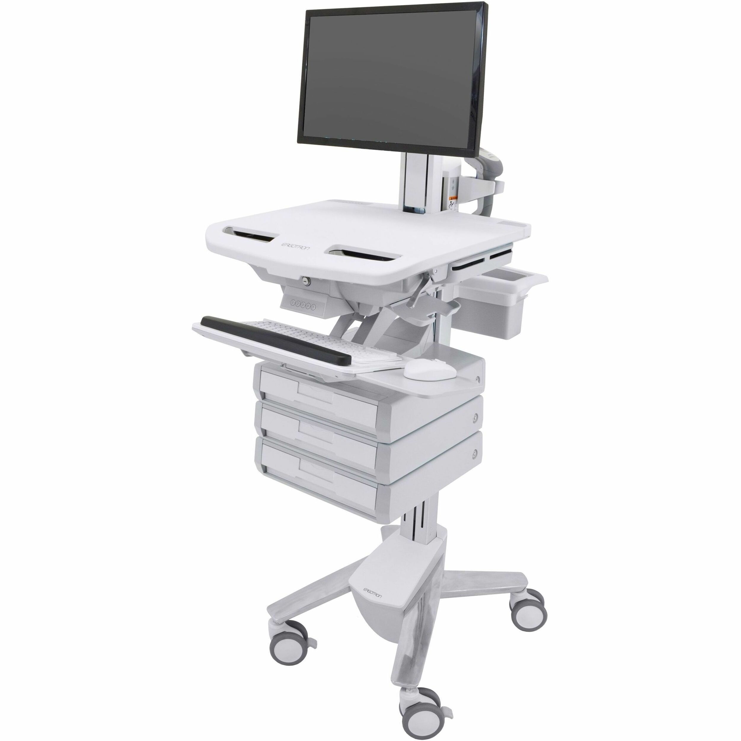 Ergotron StyleView Cart with LCD Pivot, 3 Drawers (1x3)