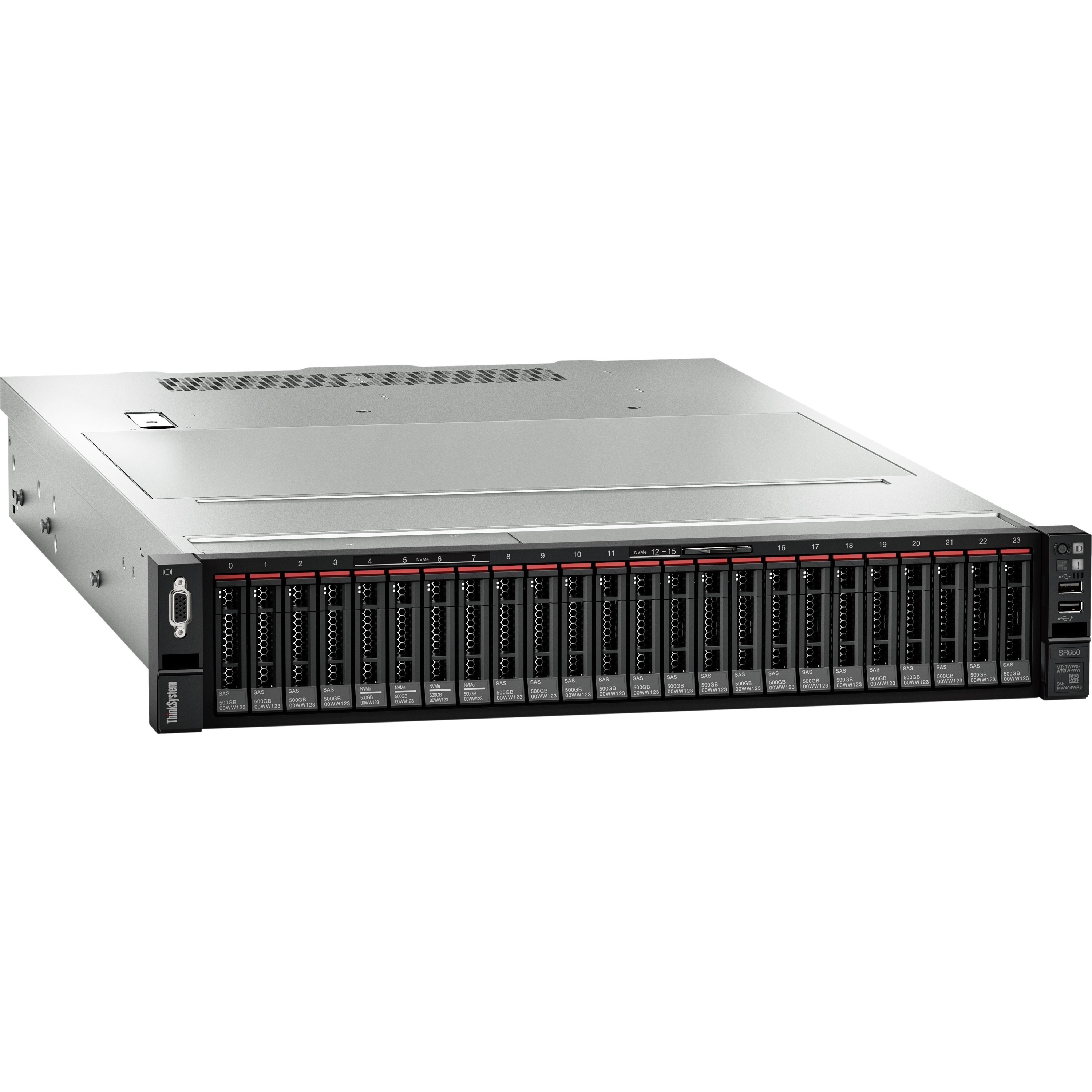 Lenovo ThinkSystem SR650 7X06A0FLNA 2U Rack Server - 1 Xeon Gold 5218 2.30 GHz - 32 GB RAM - Serial ATA/600 Controller