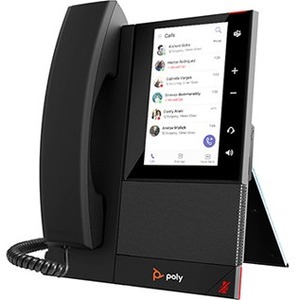 Poly-CCX 500 IP phone-Microsoft Teams/SFB -Bluetooth-VOIP-Speaker-USB-POE Ports, with handset, ship without power supply