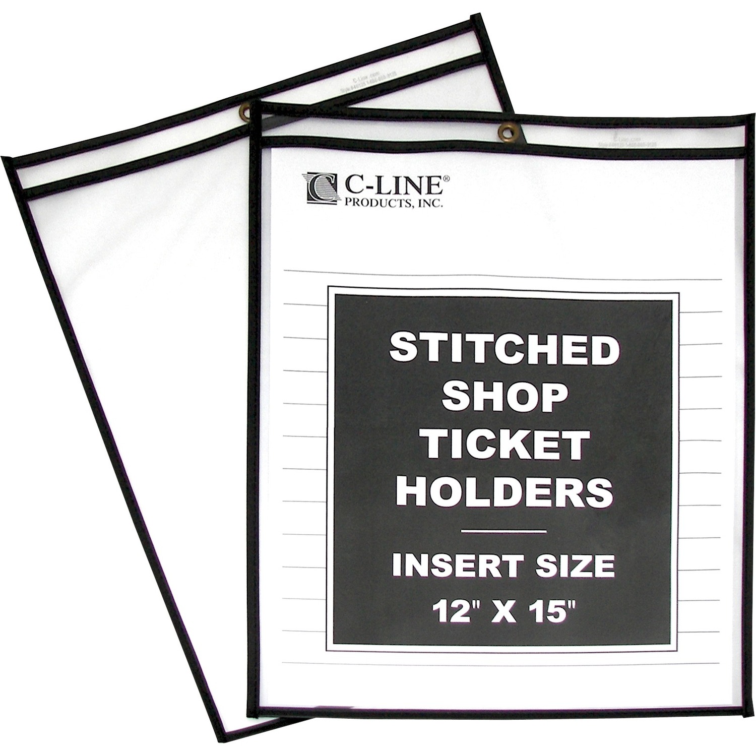 C-Line Shop Ticket Holders, Stitched