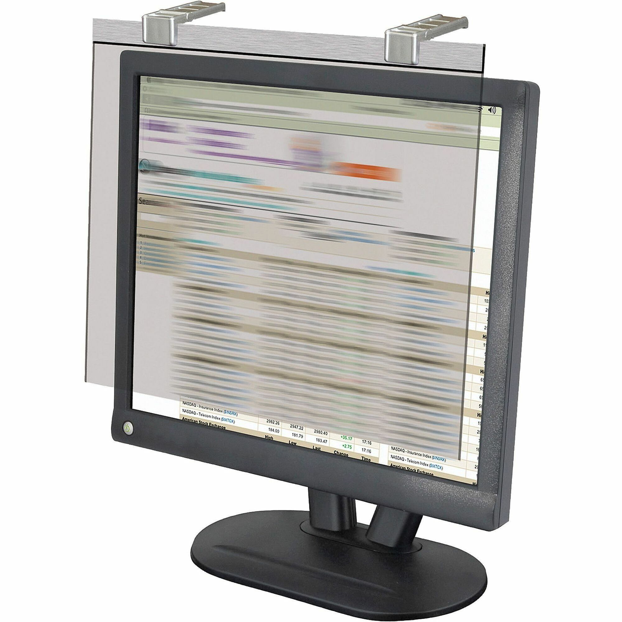 Kantek LCD Protect Privacy/Anti-Glare Filter Silver