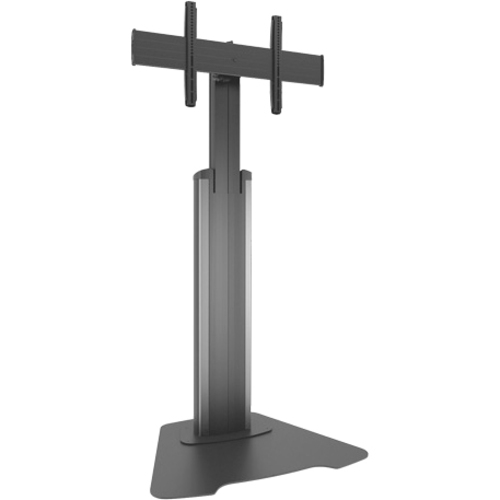 Chief Fusion Large Manual Height Adjustable Floor AV Stand - For 42-86 Inch TVs - Black