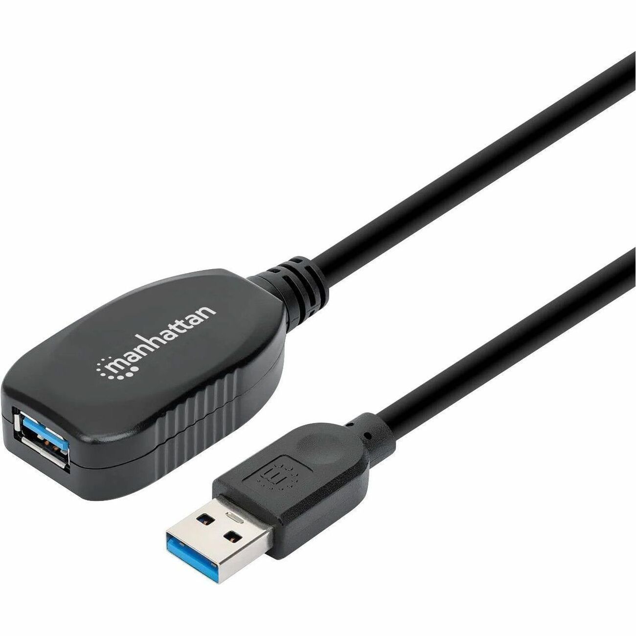 USB-A to USB-A Extension Cable, 5m, Male to Female, Active, 5 Gbps (USB 3.2 Gen1 aka USB 3.0), Built In Repeater, SuperSpeed USB, Black, Three Year Warranty, Equivalent to USB2AAEXT5M.