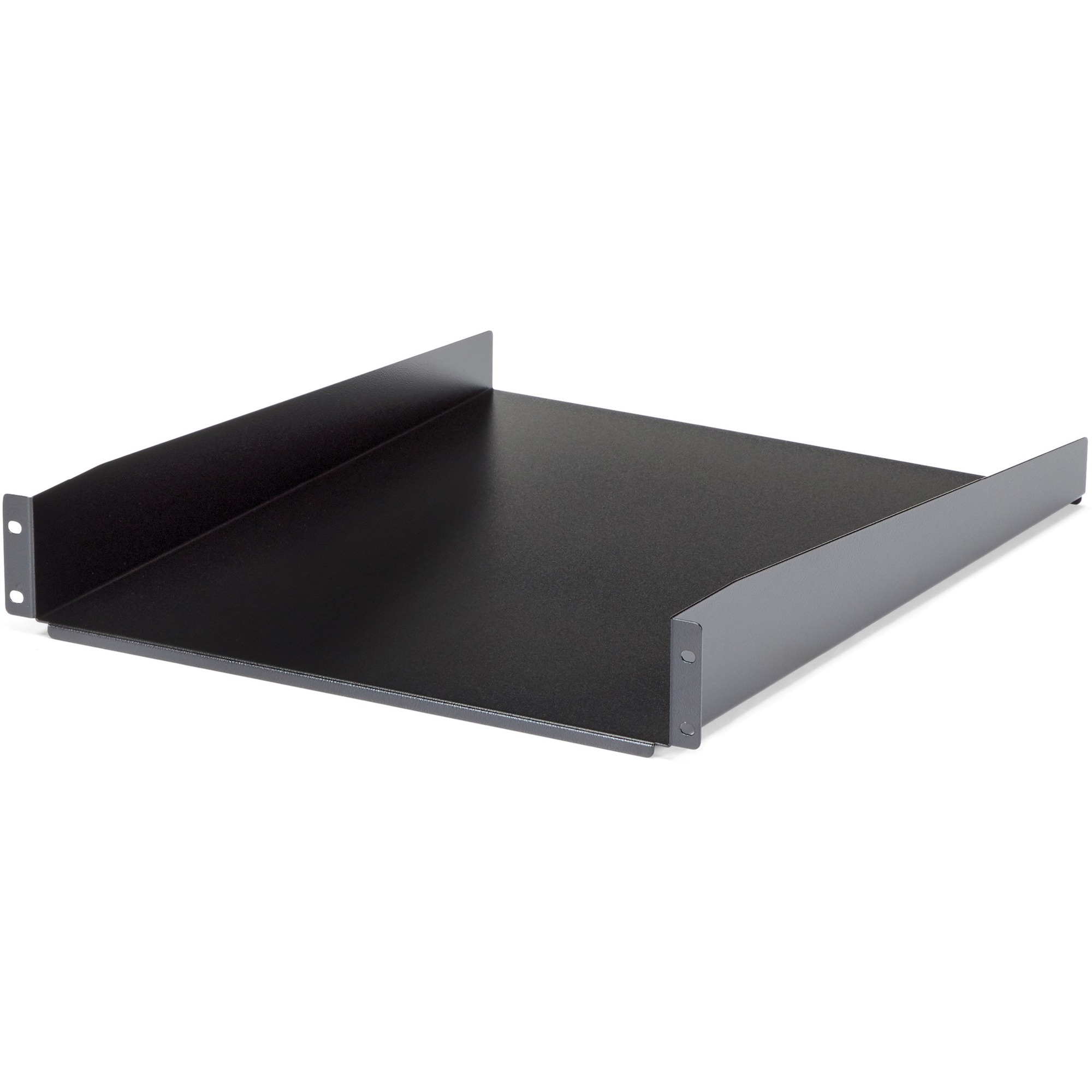 StarTech 2U Server Rack Cabinet Shelf, Fixed 22" Deep Cantilever Rackmount Tray for 19" AV/Network Enclosure w/Cage Nuts/Screws, TAA