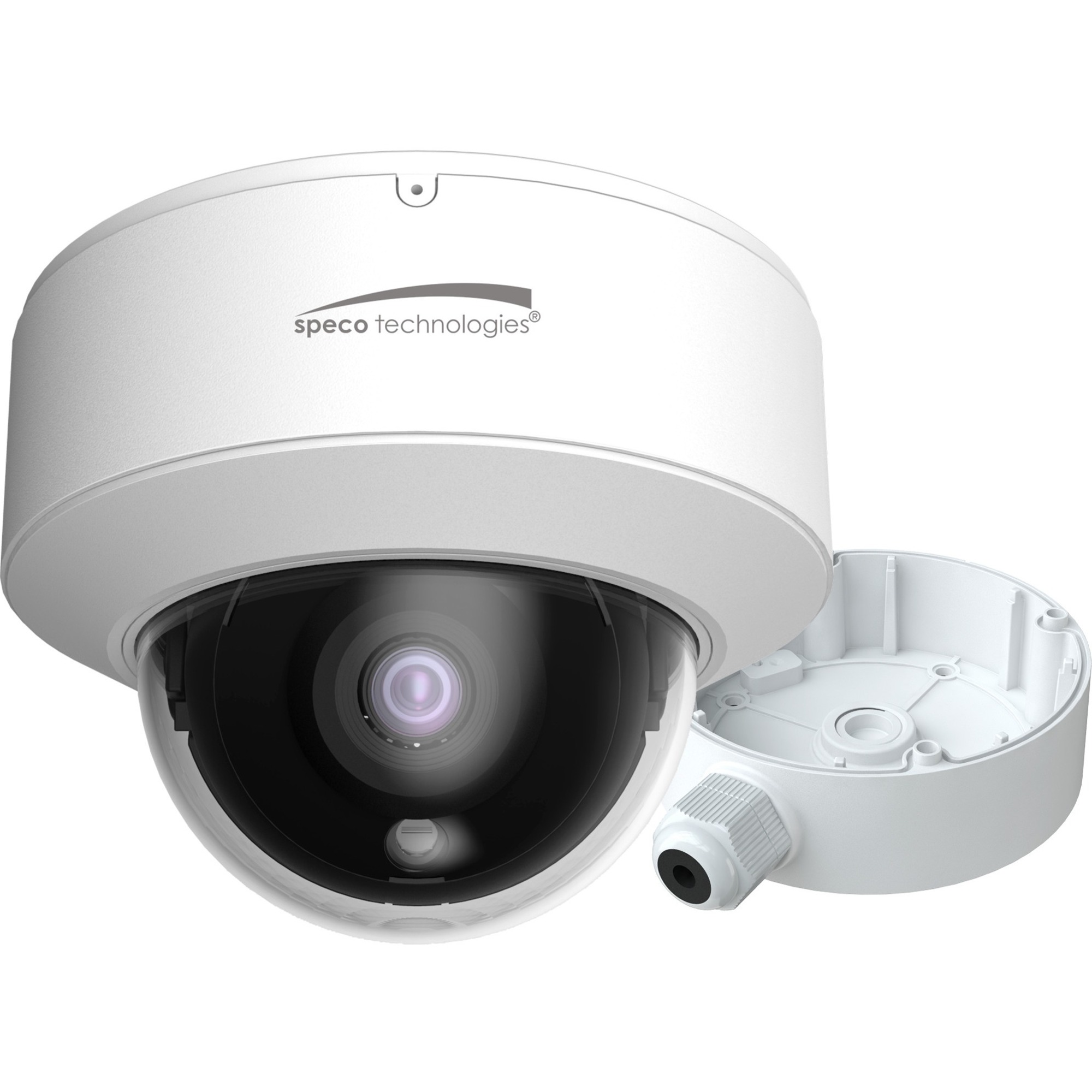 Speco V5D1 5 Megapixel Surveillance Camera - Color - Dome - White