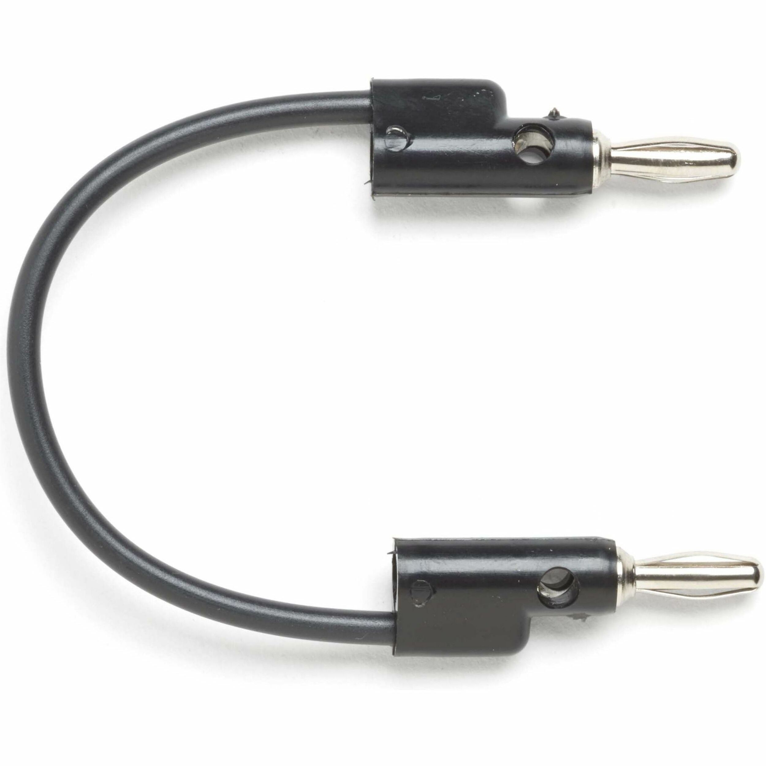 Pomona Banana Plug Patch Cord (Black)