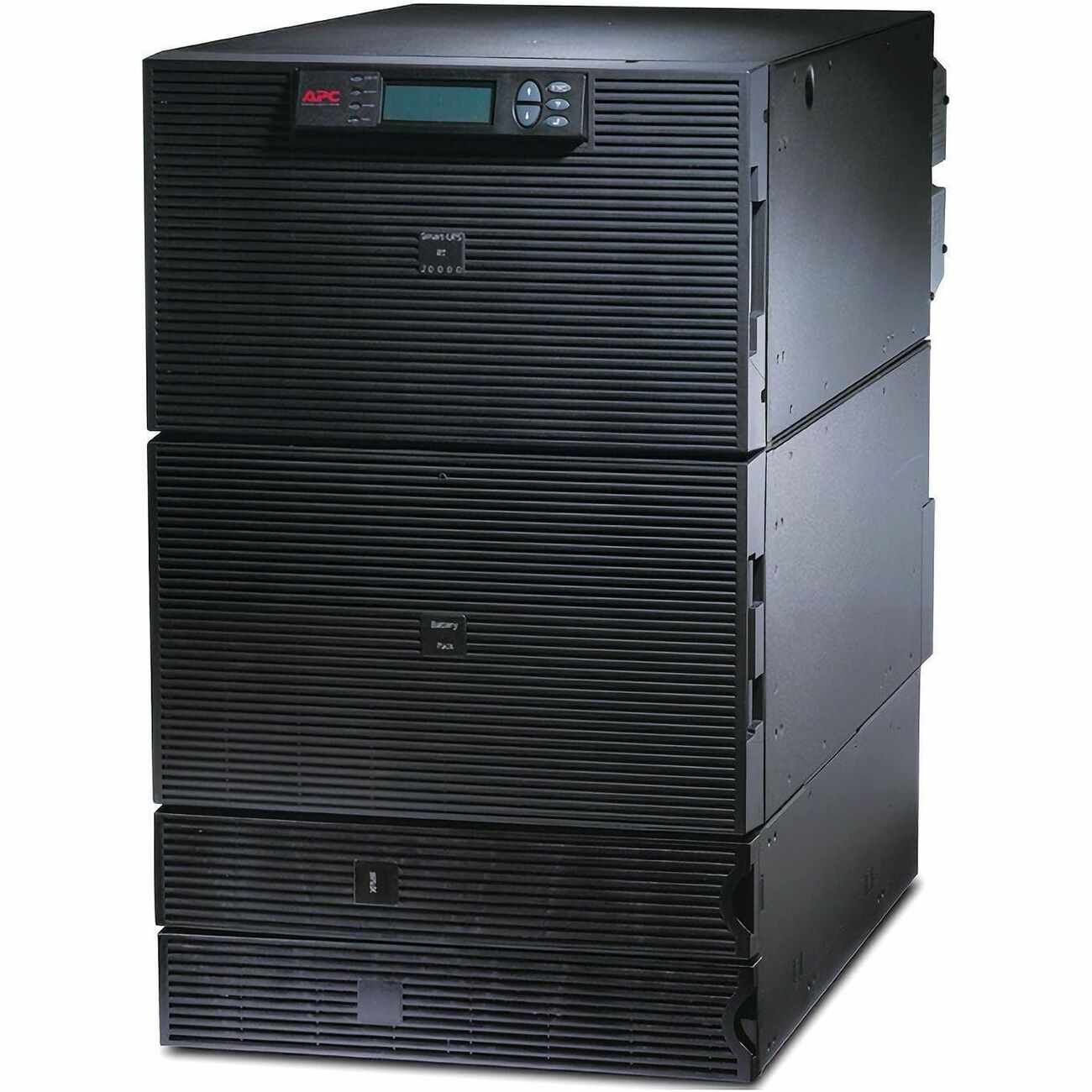 APC Smart-UPS RT 20kVA, 208V, LCD, rackmount, 16U, 2x L5-20R & 4x L6-20R & 2x L6-30R & 2x L14-30R NEMA outlets, w/transfo 208V to 120V