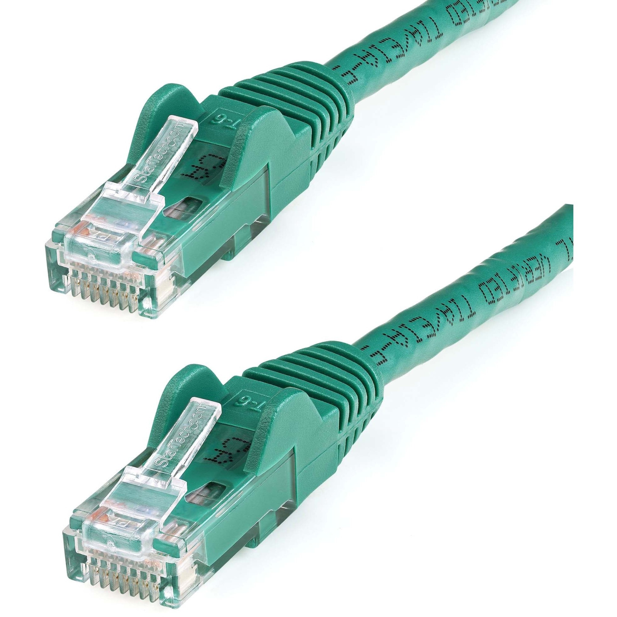 StarTech 1ft CAT6 Ethernet Cable - Green Snagless Gigabit - 100W PoE UTP 250Mhz Category 6 Patch Cord UL Certified Wiring/TIA