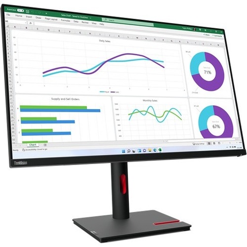 Lenovo ThinkVision T32h-30 32" Class WQHD LED Monitor - 16:9