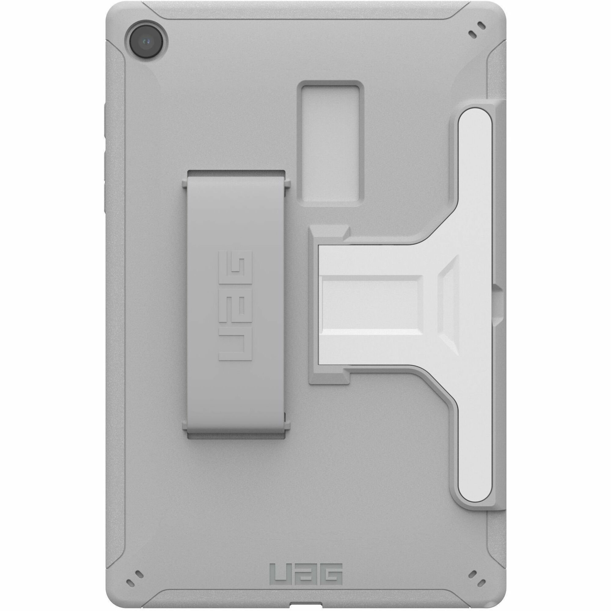 Urban Armor Gear Scout Rugged Carrying Case for 11" Samsung Galaxy Tab A9+ Tablet - White, Gray