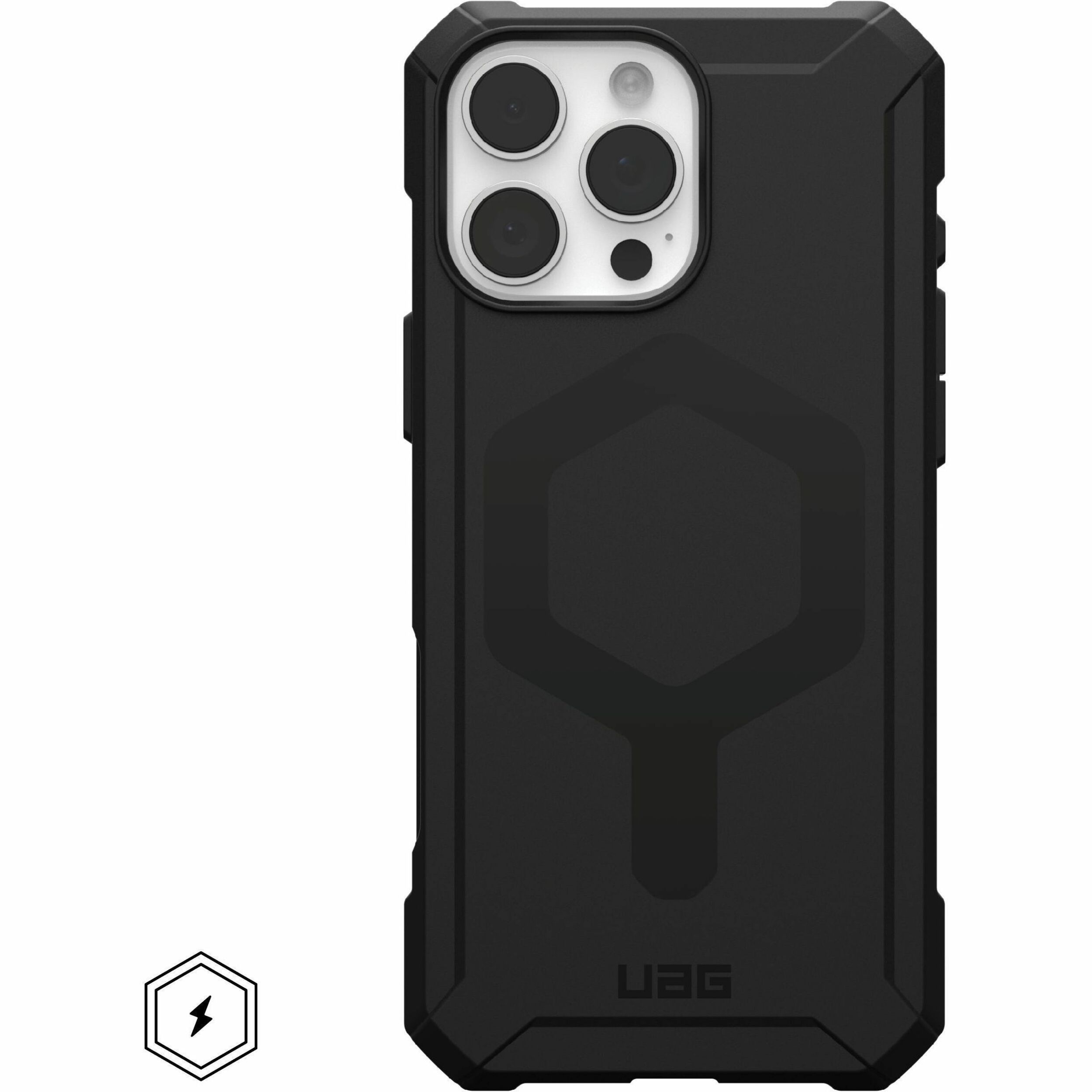 Urban Armor Gear Essential Armor iPhone 16 Pro Max Case - Black