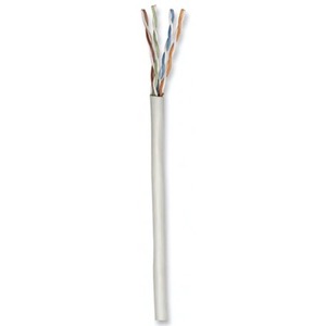 Network Bulk Cat6 Cable, 23 AWG, Solid Wire, 305m, Grey, Copper, U/UTP, Box