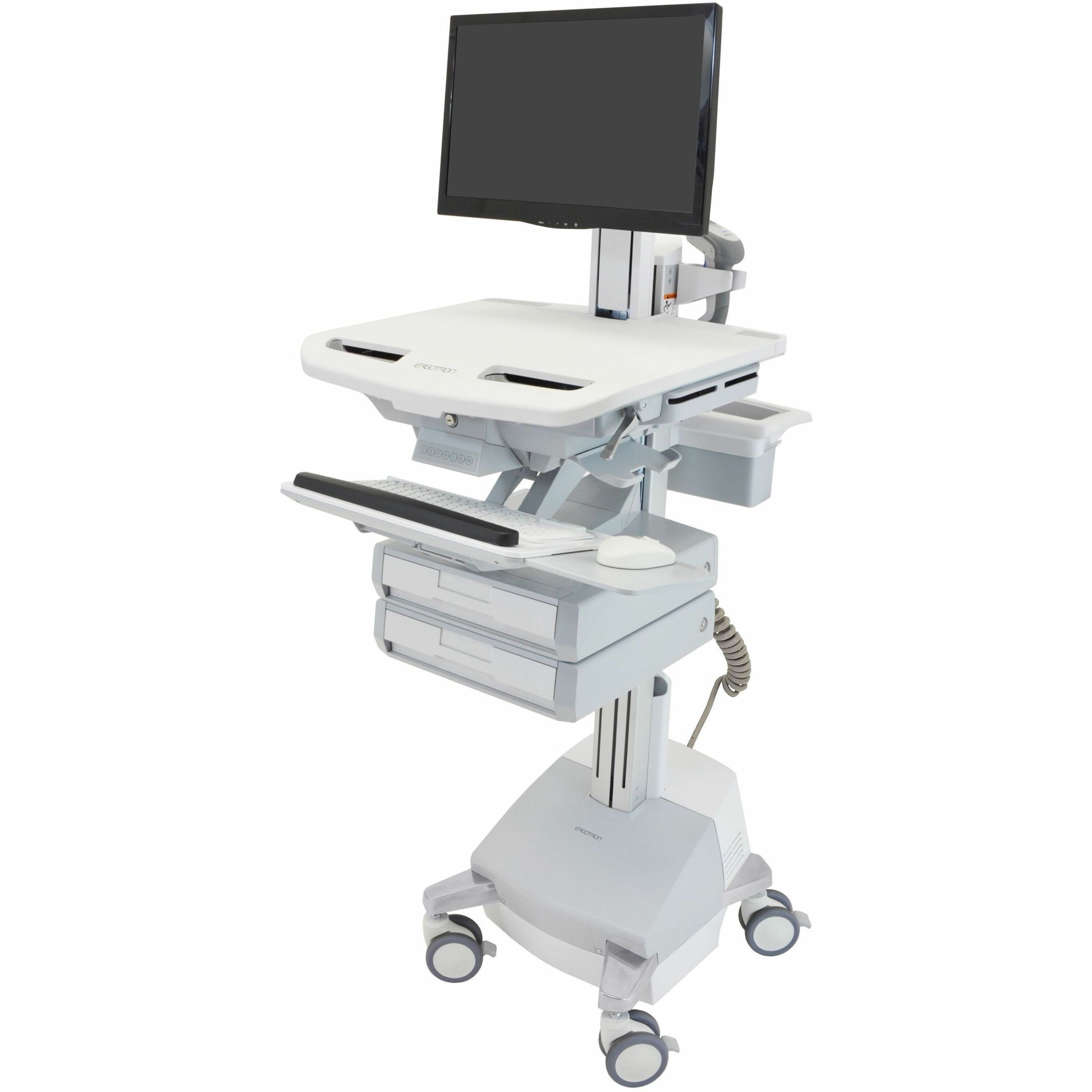 Ergotron StyleView Cart with LCD Pivot, SLA Powered, 2 Drawers (1x2), US/CA/MX