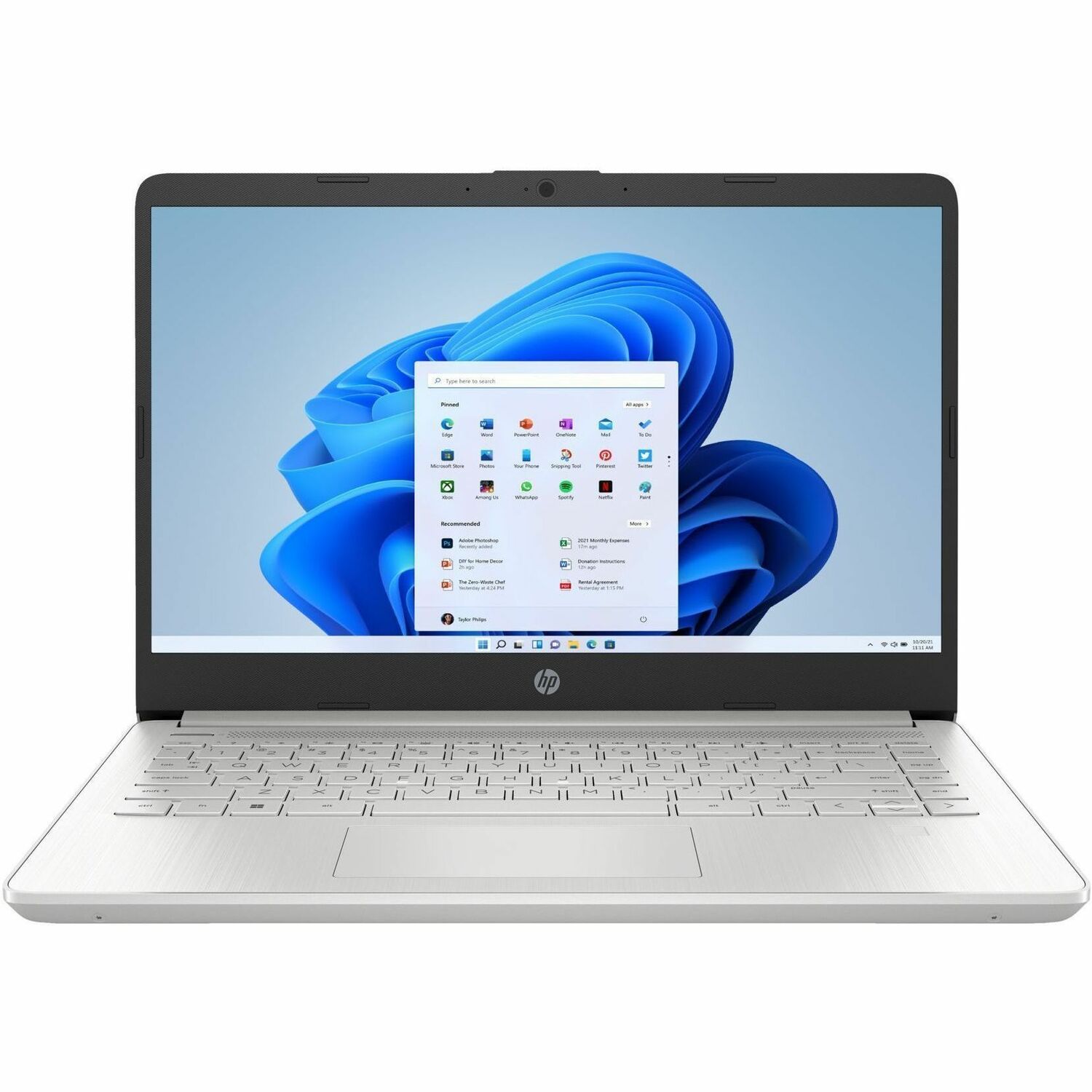HP 14-d3000 14-dq3550nr 14" Touchscreen Notebook - HD - Intel Celeron N4500 - 4 GB - 64 GB Flash Memory - Natural Silver