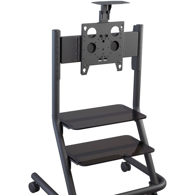Chief Storage Display Mobile Cart - Black