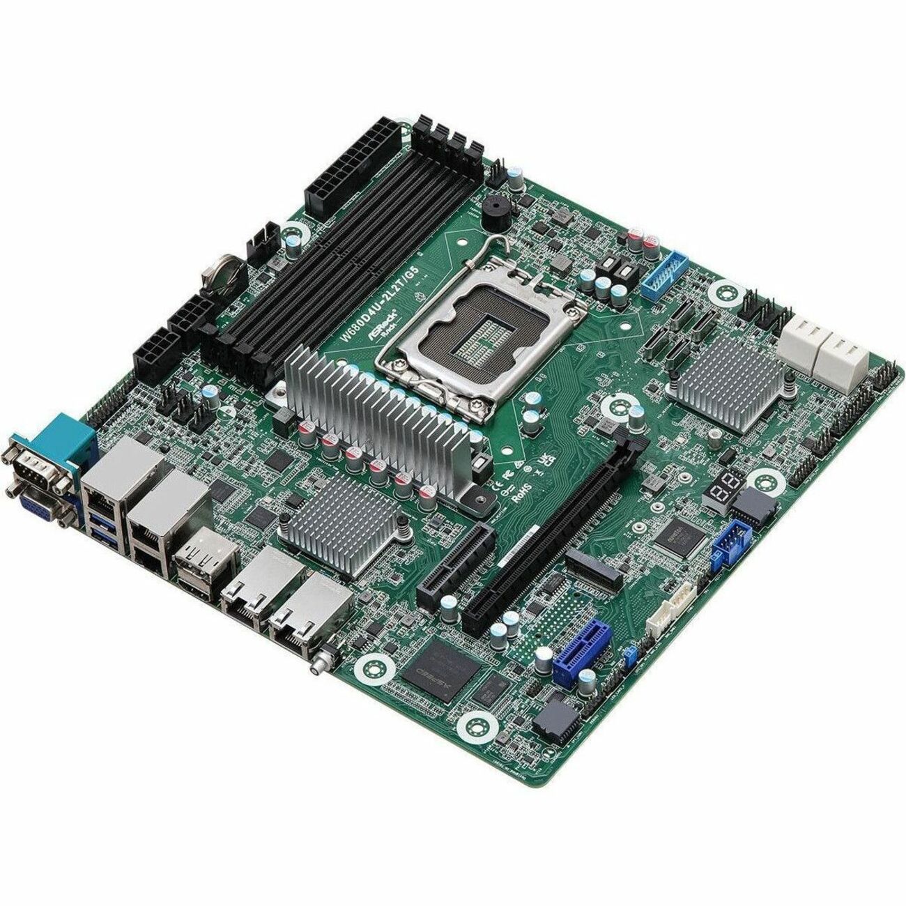 ASRock Rack W680D4U-2L2T/G5 Server Motherboard - Intel W680 Chipset - Socket LGA-1700 - Micro ATX