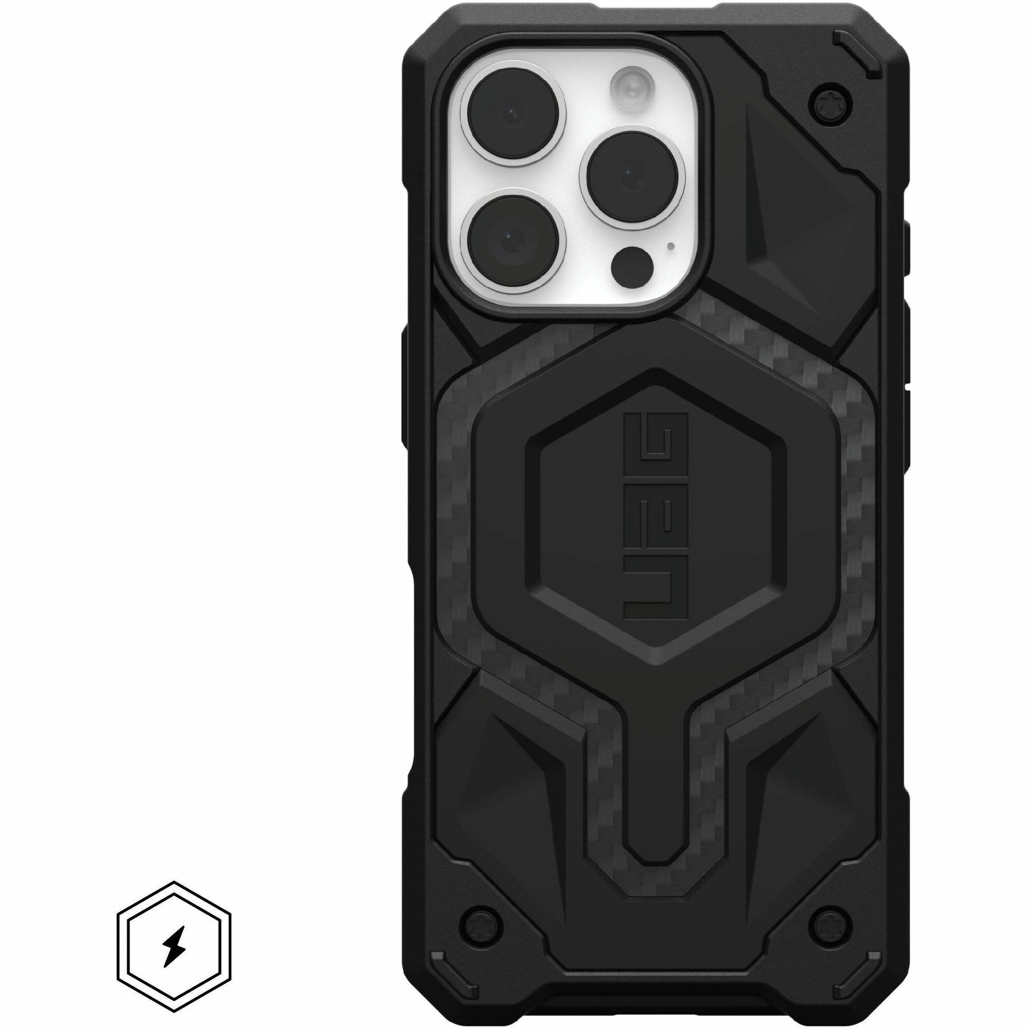 Urban Armor Gear Monarch Pro iPhone 16 Pro Case - Carbon Fiber