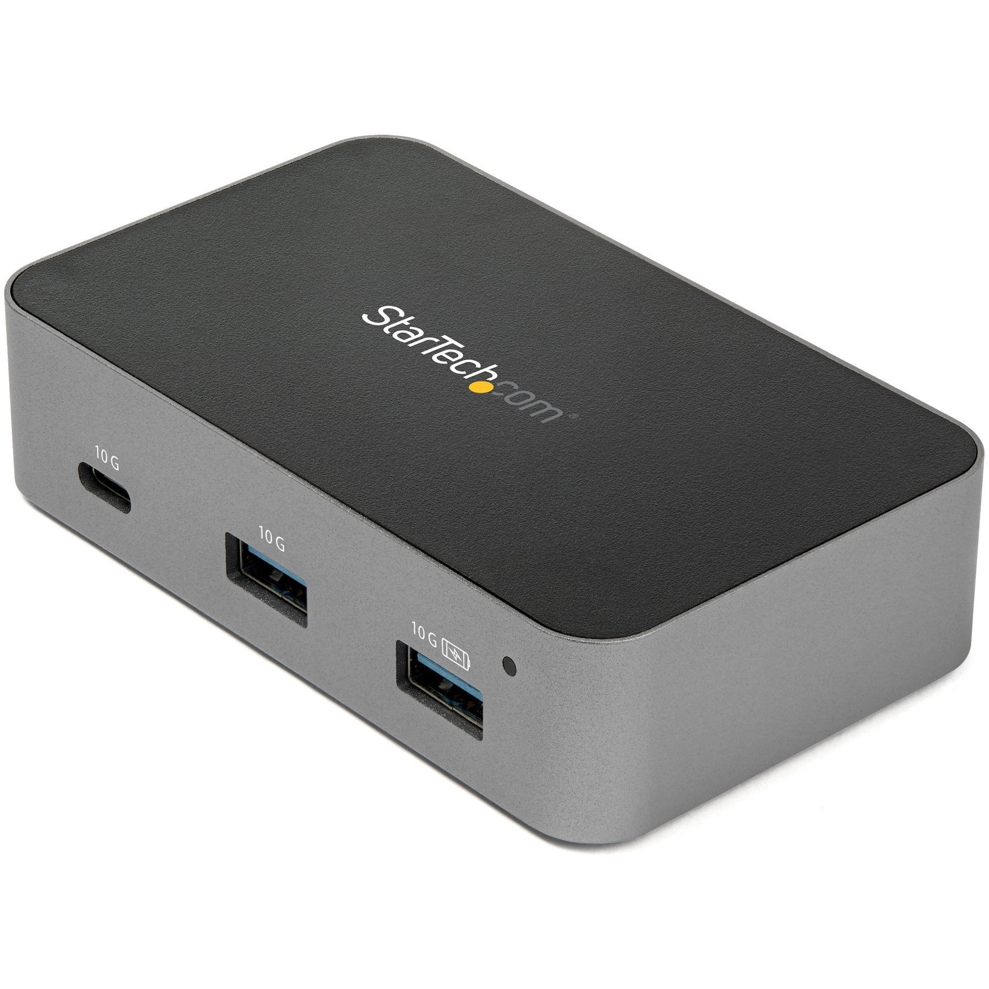 StarTech 4-Port USB C Hub, USB 3.2 Gen 2 (10 Gbps), 3x USB-A & 1x USB-C, Powered, Universal Adapter Included, TAA
