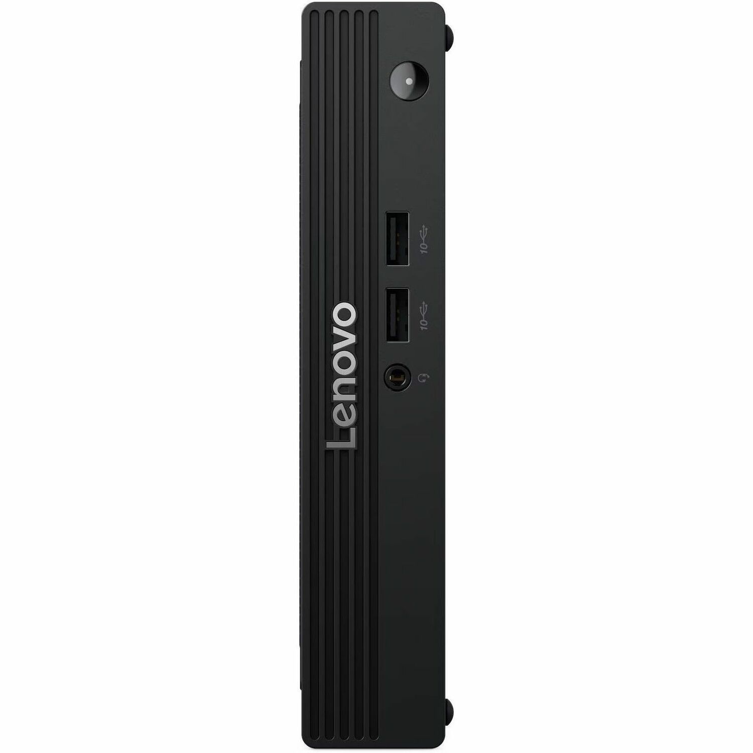 Lenovo V100q 13GG000GUS Desktop Computer - Intel N-Series N100 - 8 GB - 256 GB PCI Express NVMe 4.0 x4 SSD - Tiny - Black