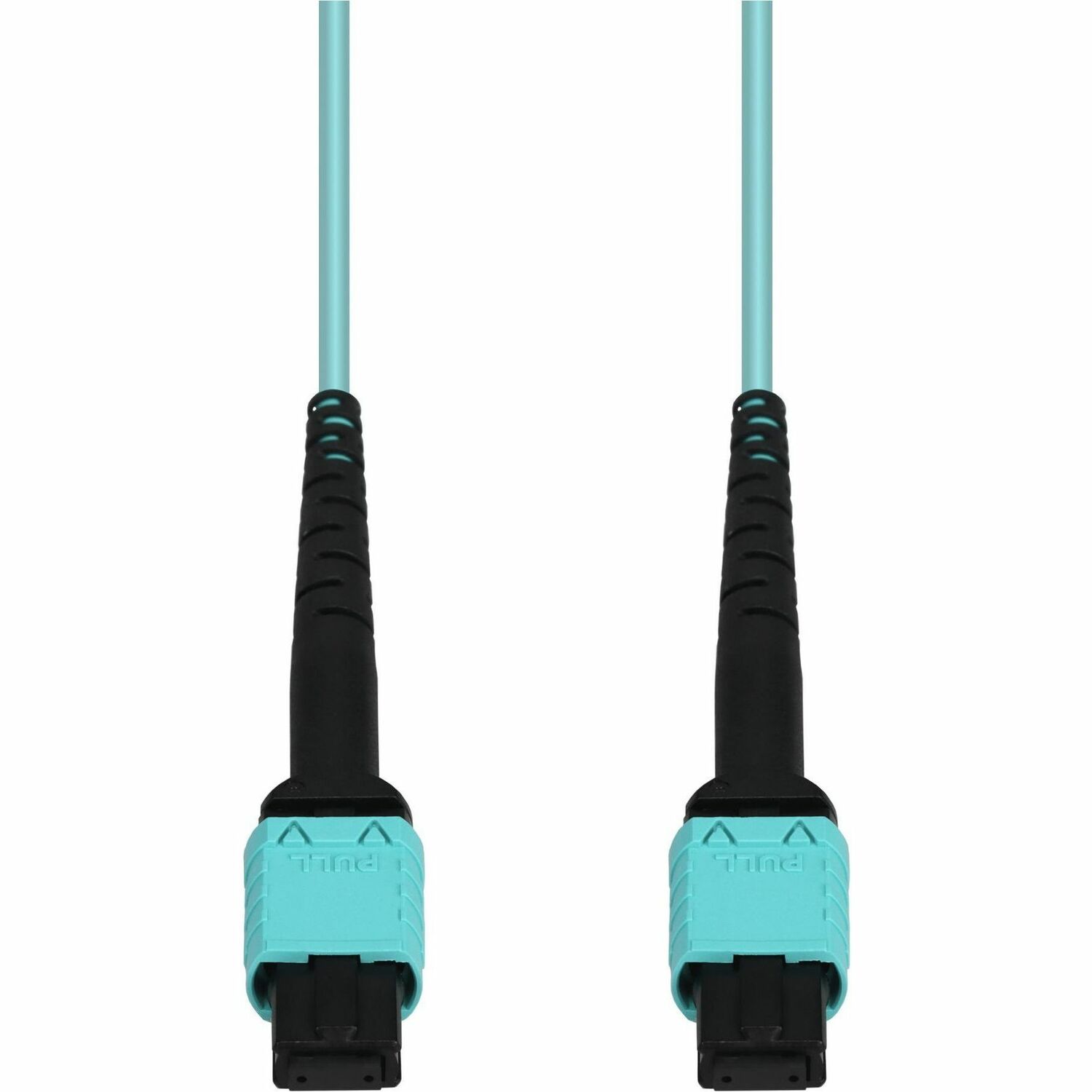 AddOn 16m MPO/UPC to MPO/UPC Aqua OM4 OFNP (Plenum-Rated) 12-Strand Fiber Patch Cable
