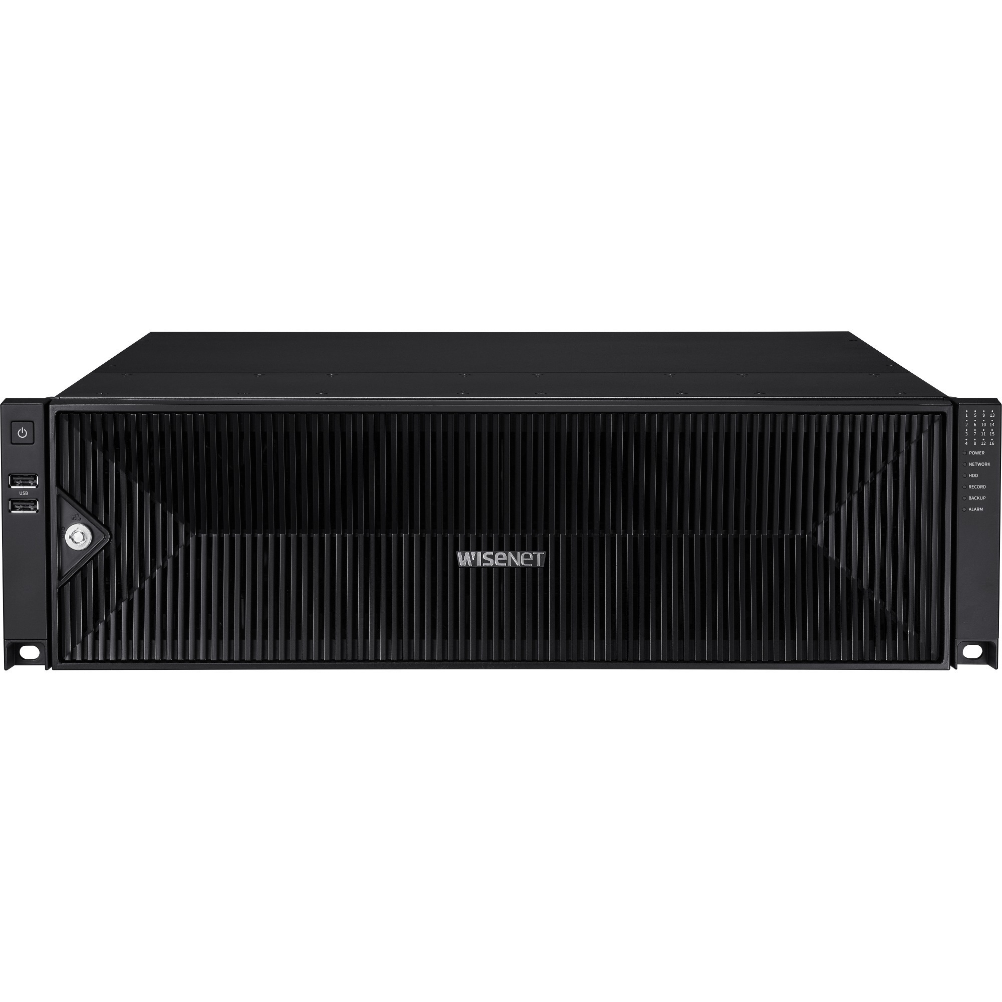 Wisenet 32CH 8K 400Mbps H.265 AI NVR - 64 TB HDD