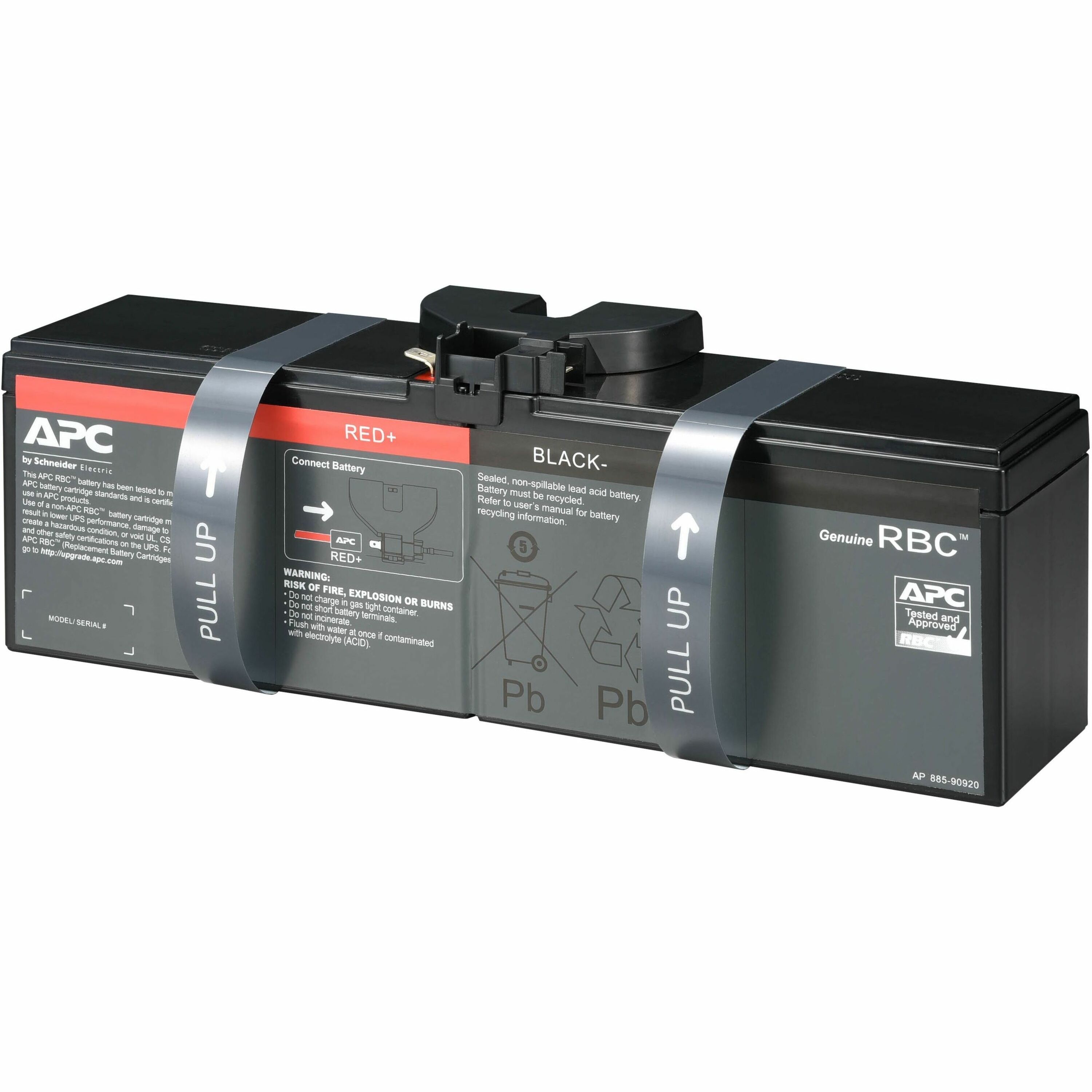 APC Replacement Battery Cartridge for Back-UPS, 12V 9.4Ah lead-acid battery, 2-year repair or replace warranty