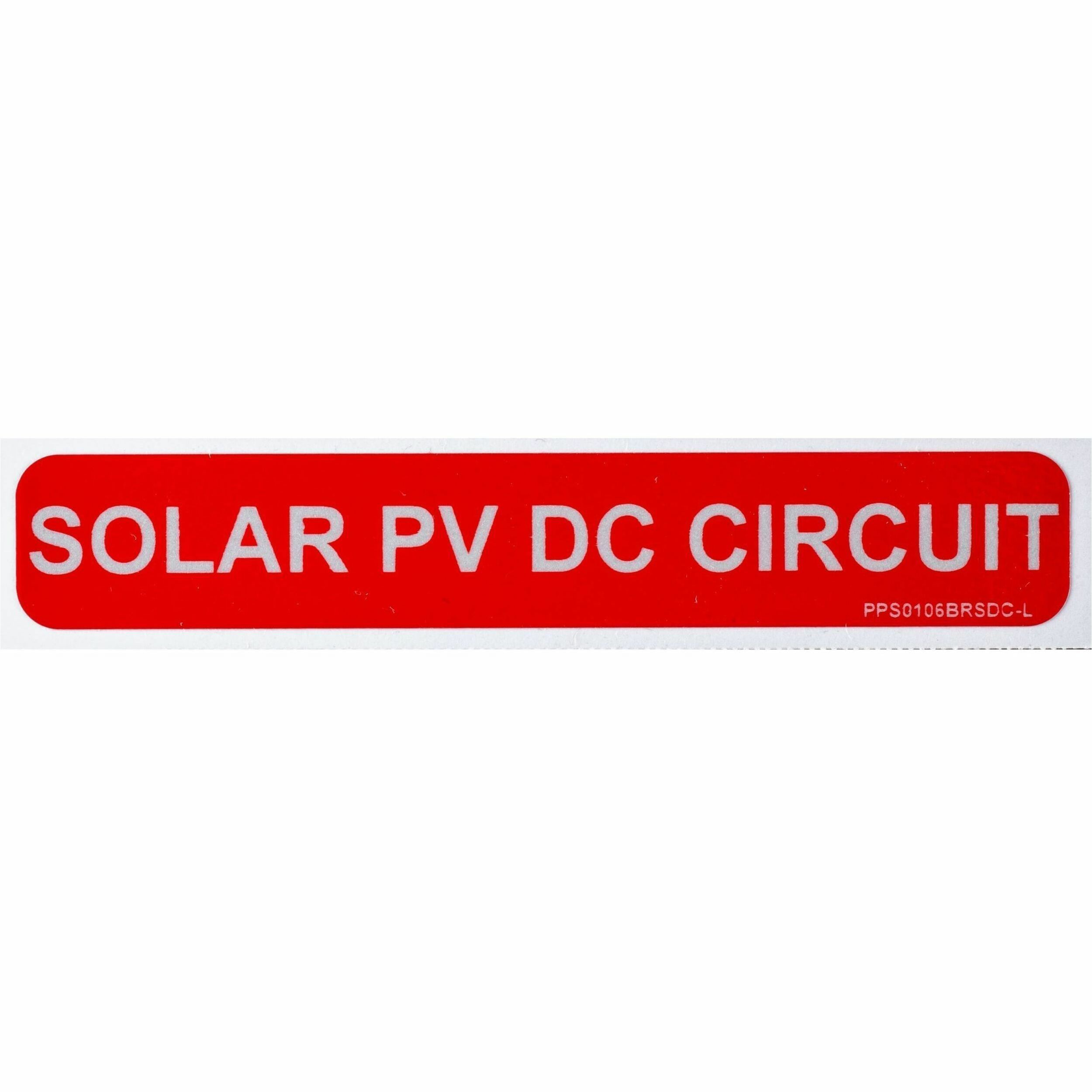 Panduit Solar Label