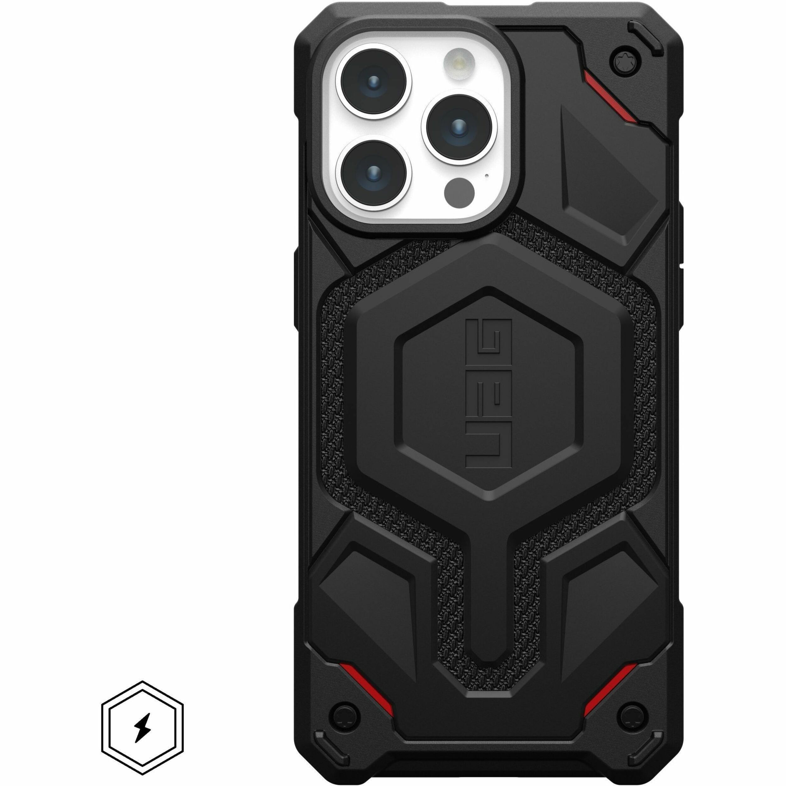 Urban Armor Gear Monarch Pro Kevlar&reg; iPhone 15 Pro Max Case - Kevlar Black