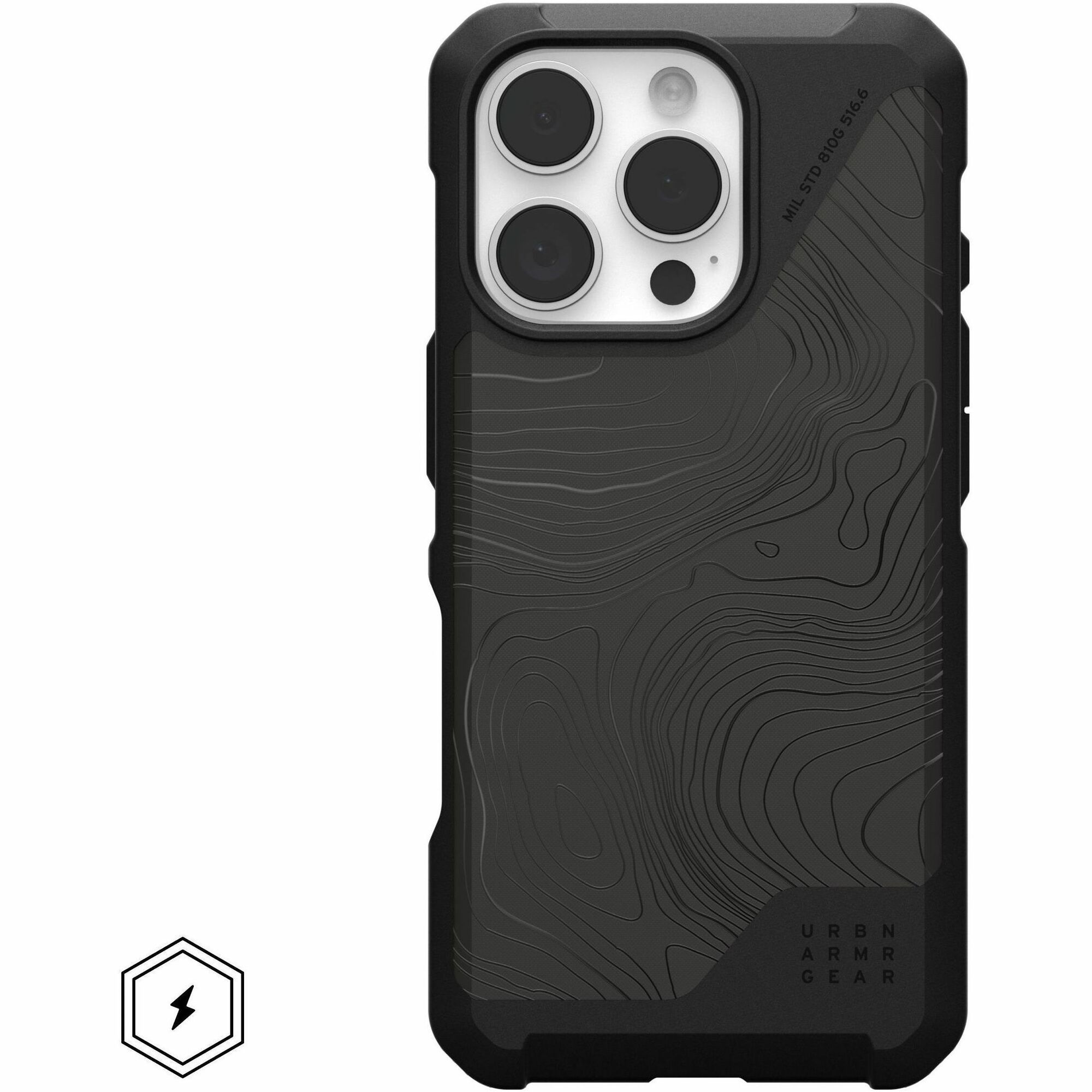 Urban Armor Gear Metropolis LT iPhone 16 Pro Case - Topography