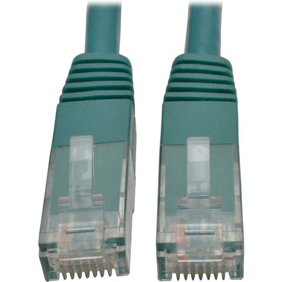 Tripp Lite by Eaton Cat6 Gigabit Molded (UTP) Ethernet Cable (RJ45 M/M) PoE Green 3 ft. (0.91 m)