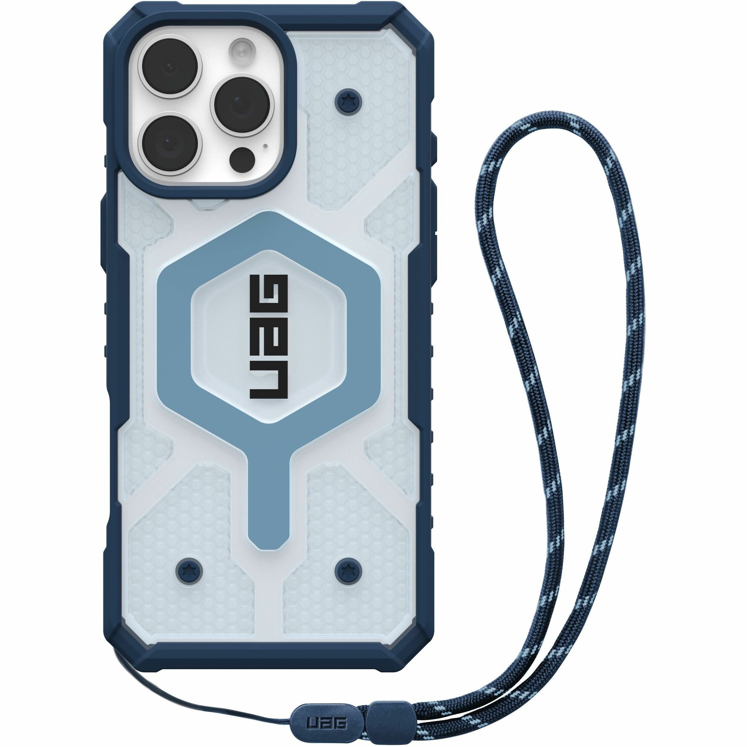 Urban Armor Gear Pathfinder Carrying Case Apple iPhone 16 Pro Max Smartphone - Blues