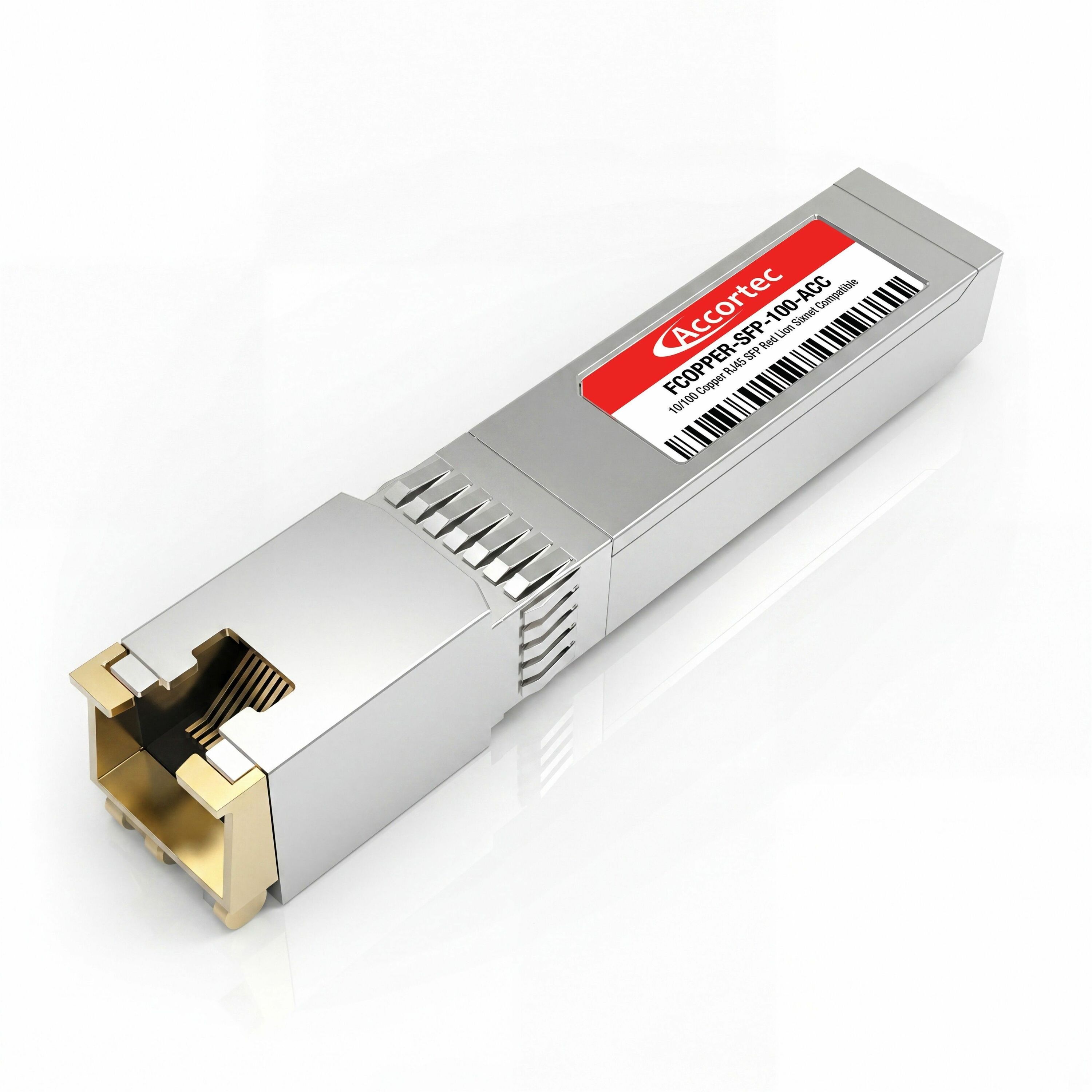 Accortec10/100 Copper RJ45 SFP Red Lion Sixnet Compatible