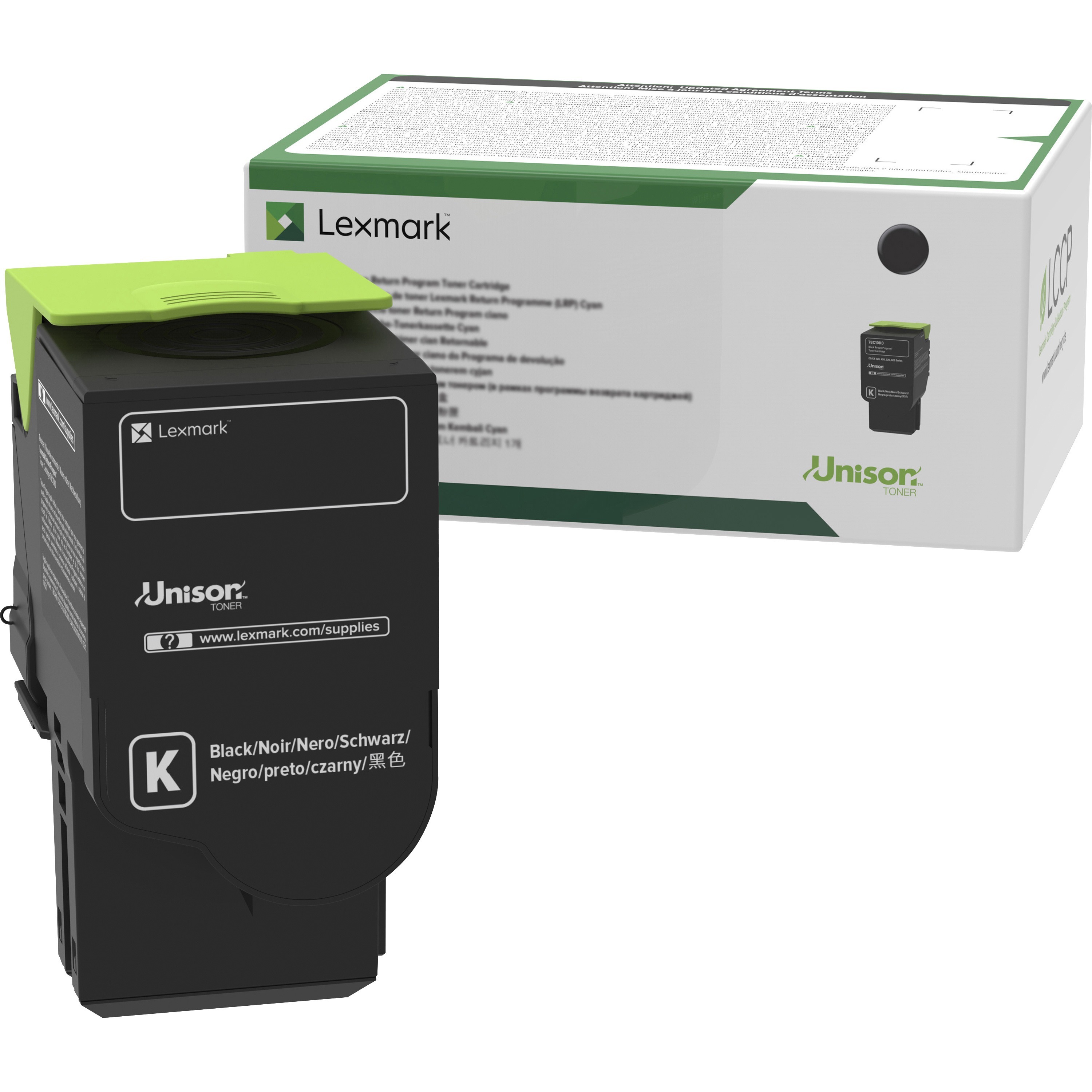 Lexmark Unison Original Ultra High Yield Laser Toner Cartridge - Black - 1 Each