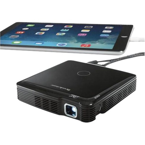 Brookstone LED Projector - 16:9 - Black