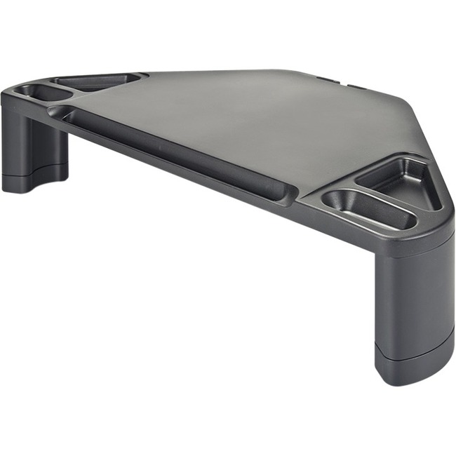 CORNER MONITOR/LAPTOP STAND WITH SMART DEVICE SLOT