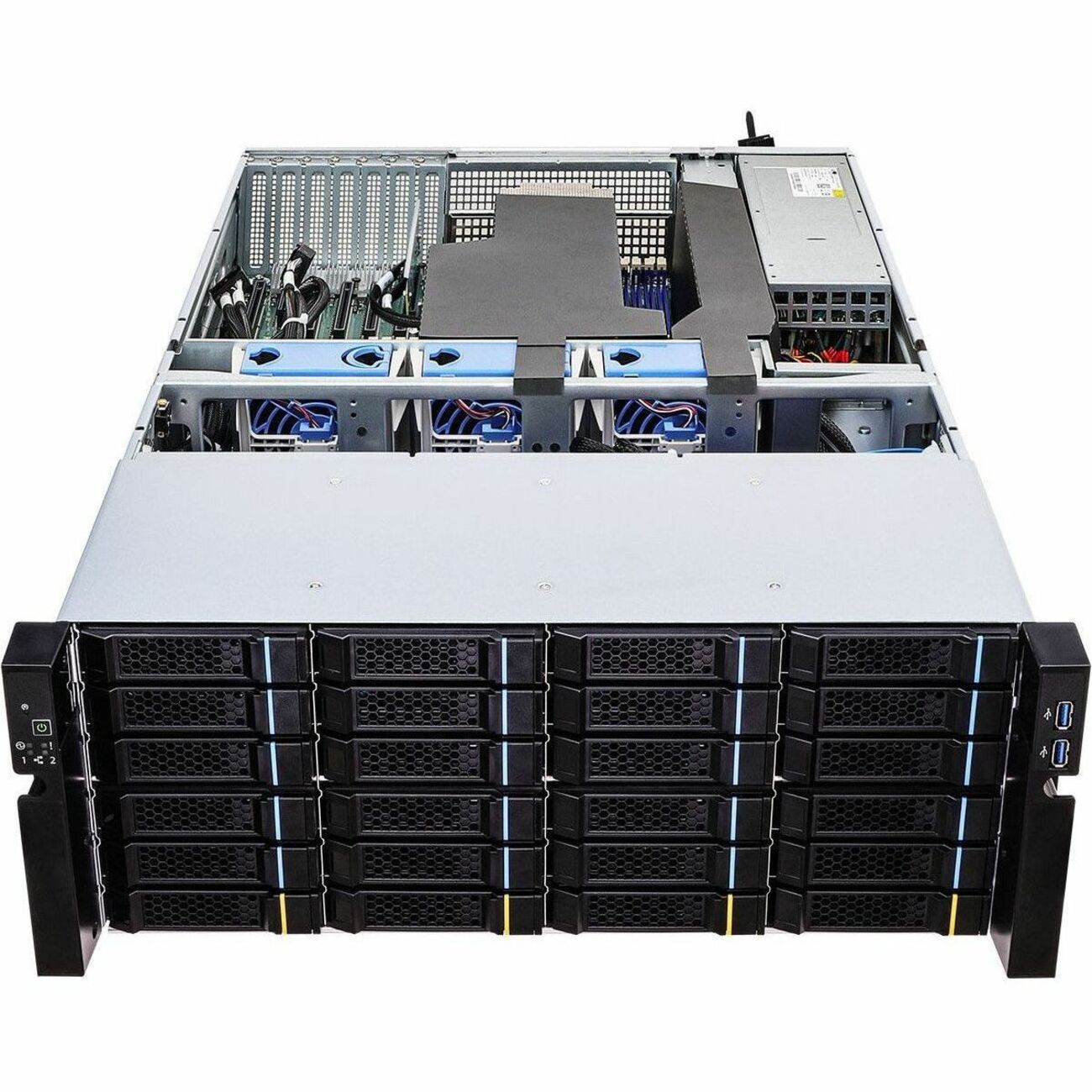 ASRock Rack 4U36L6E-ICX2/2T Barebone System - 4U Rack-mountable - Socket LGA-4189 - 2 x Processor Support