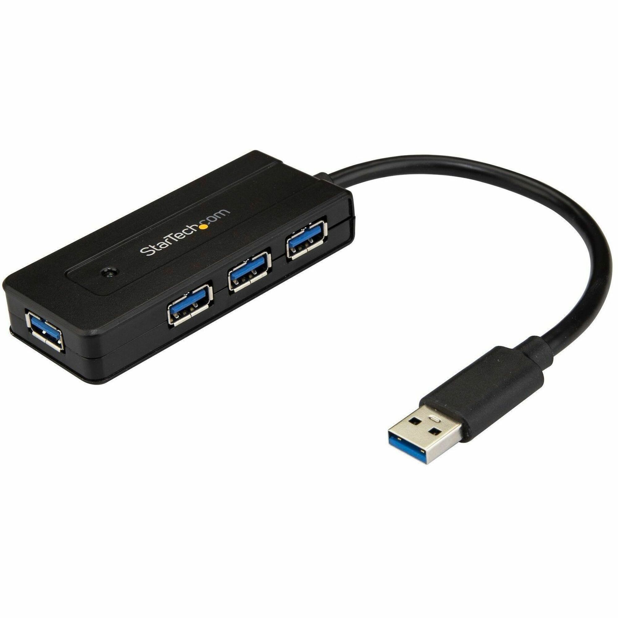 StarTech.com 4 Port USB 3.0 Hub SuperSpeed 5Gbps w/ Fast Charge - Portable USB 3.2 Gen 1 (5Gbps) Type-A Laptop/Desktop Hub - USB Bus/Self Powered
