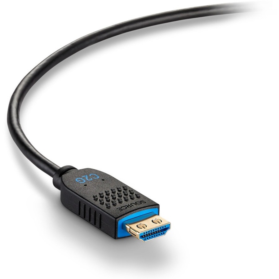 C2G 300ft Performance Series High Speed HDMI Cable - Active Optical Cable - Plenum Rated - 4K 60Hz - M/M - Black