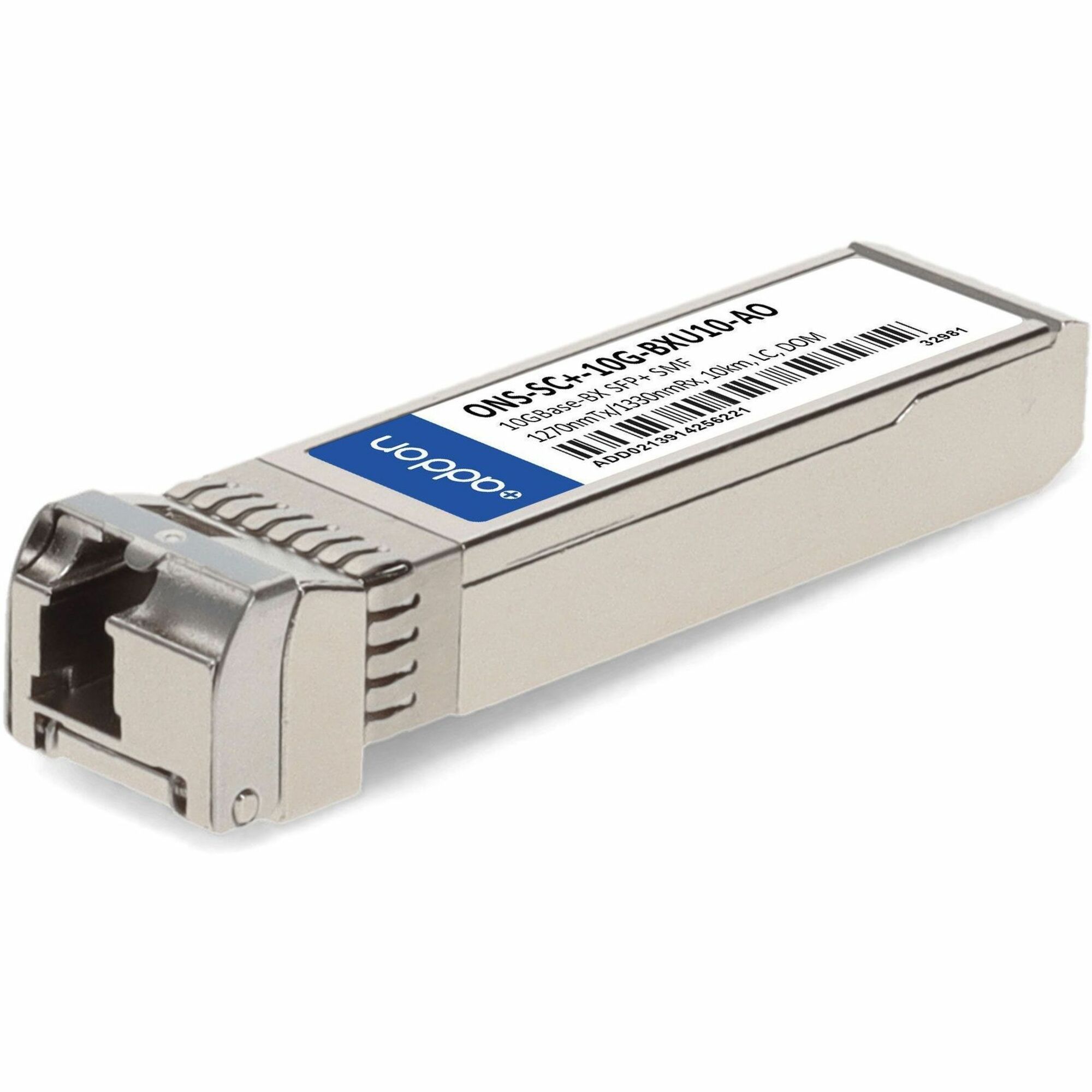 AddOn Cisco&reg; ONS-SC+-10G-BXU10 Compatible TAA 10GBase-BX SFP+ Transceiver (SMF, 1270nmTx/1330nmRx, 10km, LC, DOM)