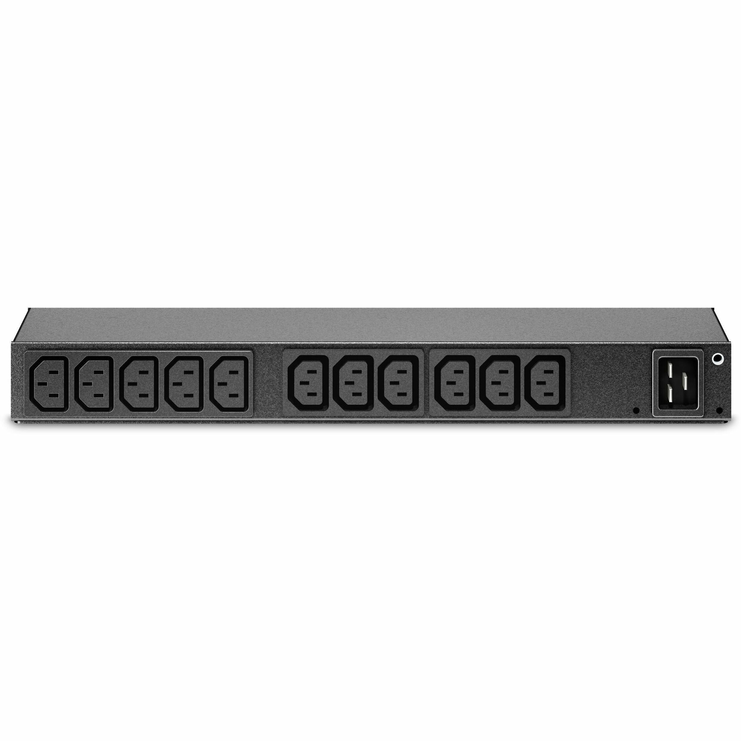 APC NetShelter Basic Rack PDU, 0U, 1 phase, 3.3kW, 100-240V 20A or 200-240V 16A, 13 C13 outlets, C20 inlet