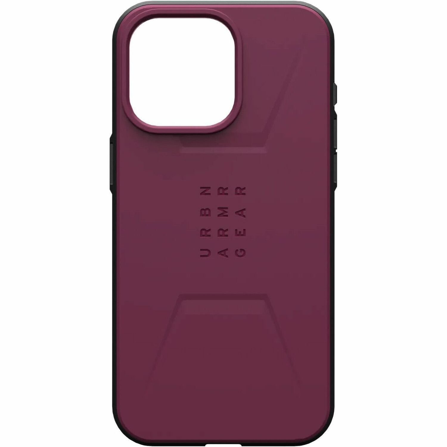 Urban Armor Gear Civilian iPhone 15 Pro Max Case - Bordeaux