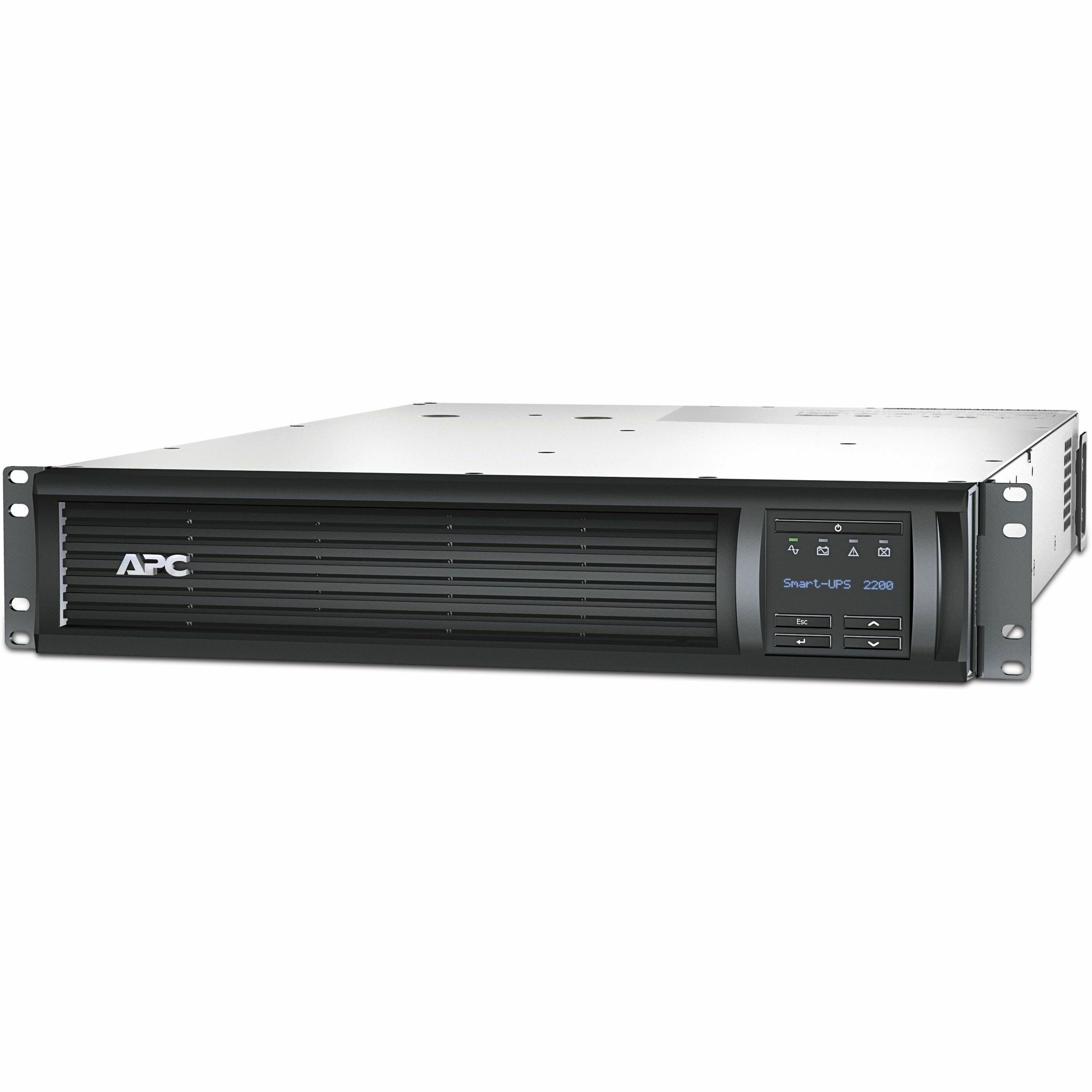 APC Smart-UPS, Line Interactive, 2200VA, Rackmount 2U, 120V, 6x NEMA 5-15R+2x NEMA 5-20R outlets, SmartSlot, AVR, LCD [TAA]
