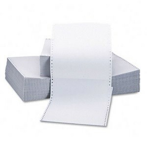 Universal Two Parts Computer Printout Paper