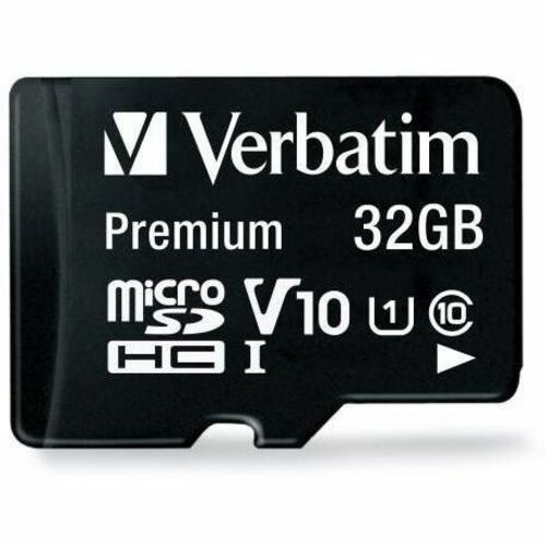 32GB Premium microSDHC Memory Card with Adapter, UHS-I V10 U1 Class 10