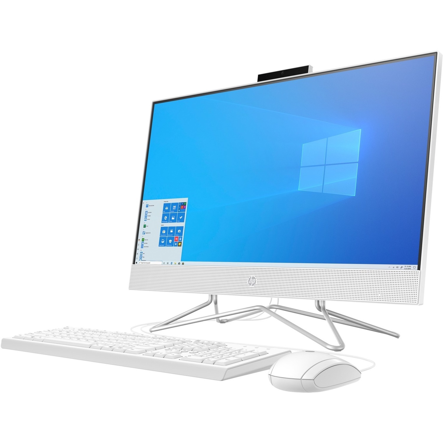 HP 24-df1270 All-in-One Computer - Intel Core i5 11th Gen i5-1135G7 - 8 GB - 512 GB SSD - 23.8" Full HD Touchscreen - Desktop - Snow White
