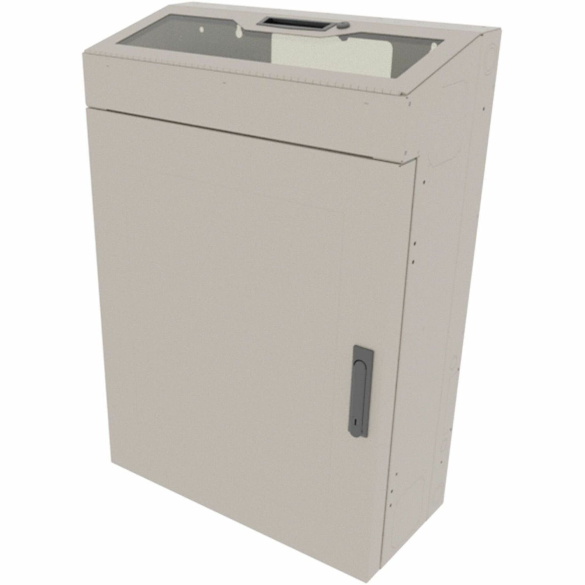 Middle Atlantic VWM 8RU Low Profile Vertical Wall Mount Network Cabinet - 18in Depth - Putty Wrinkle Powder Coat