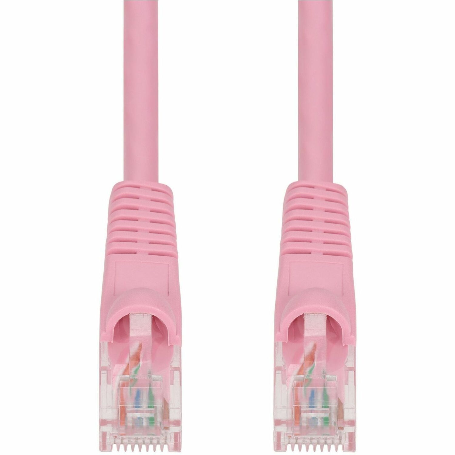 AddOn 1.5ft Pink CAT 6 PVC Ethernet Cable Snagless Bubble Boot RJ-45 M/M