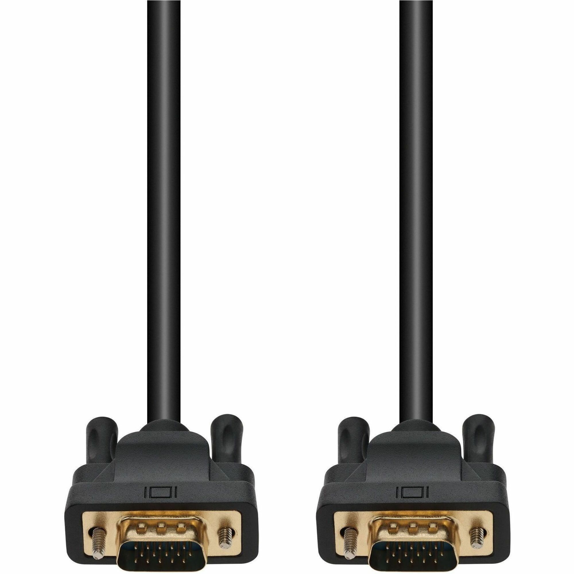 AddOn 6ft VGA (Male) to VGA (Male) Black Cable, 1080P 60Hz