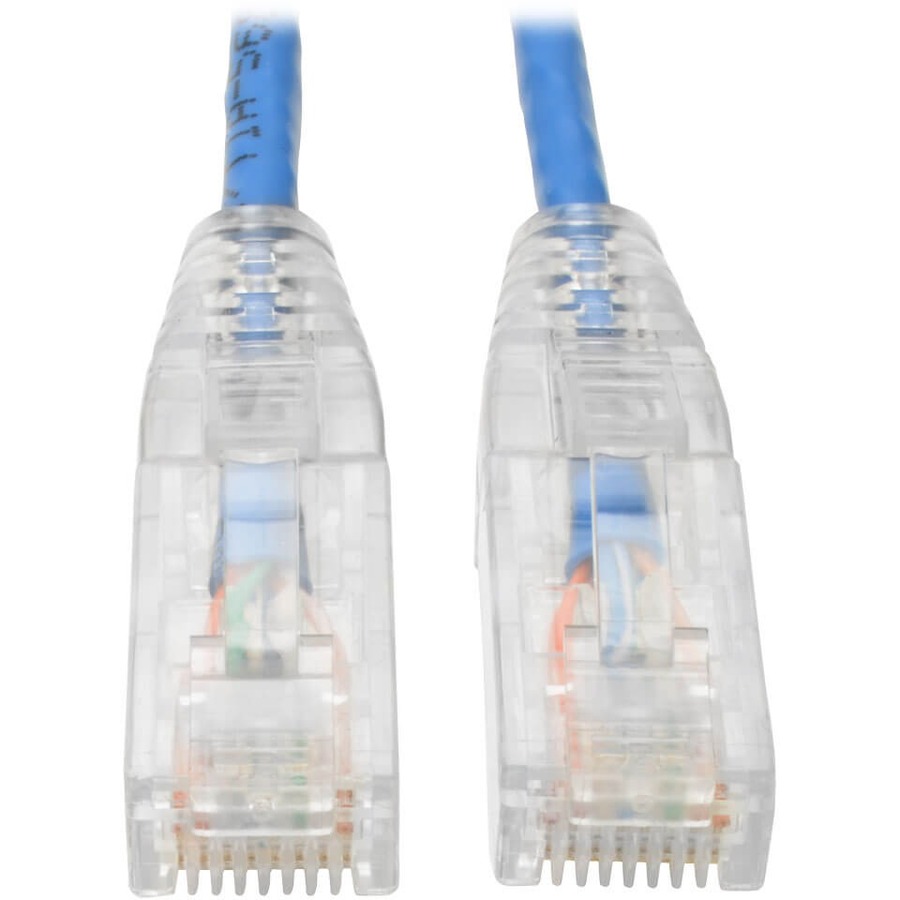 Tripp Lite by Eaton Cat6 Gigabit Snagless Slim UTP Ethernet Cable (RJ45 M/M) PoE Blue 10 ft. (3.05 m)