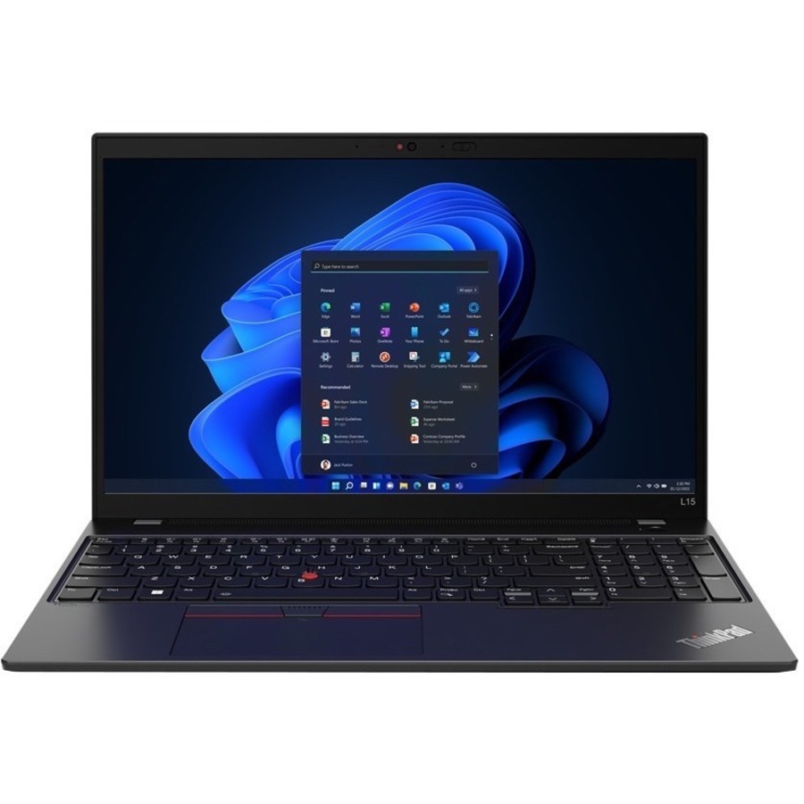 Lenovo ThinkPad L15 Gen 3 21C3004VUS 15.6" Notebook - Full HD - Intel Core i7 12th Gen i7-1255U - 16 GB - 512 GB SSD - English Keyboard - Thunder Black
